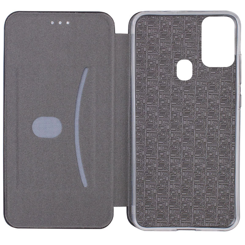 Чохол-книжка класичний на Samsung Galaxy A21s – Темно-синій. Фото 3 з 3