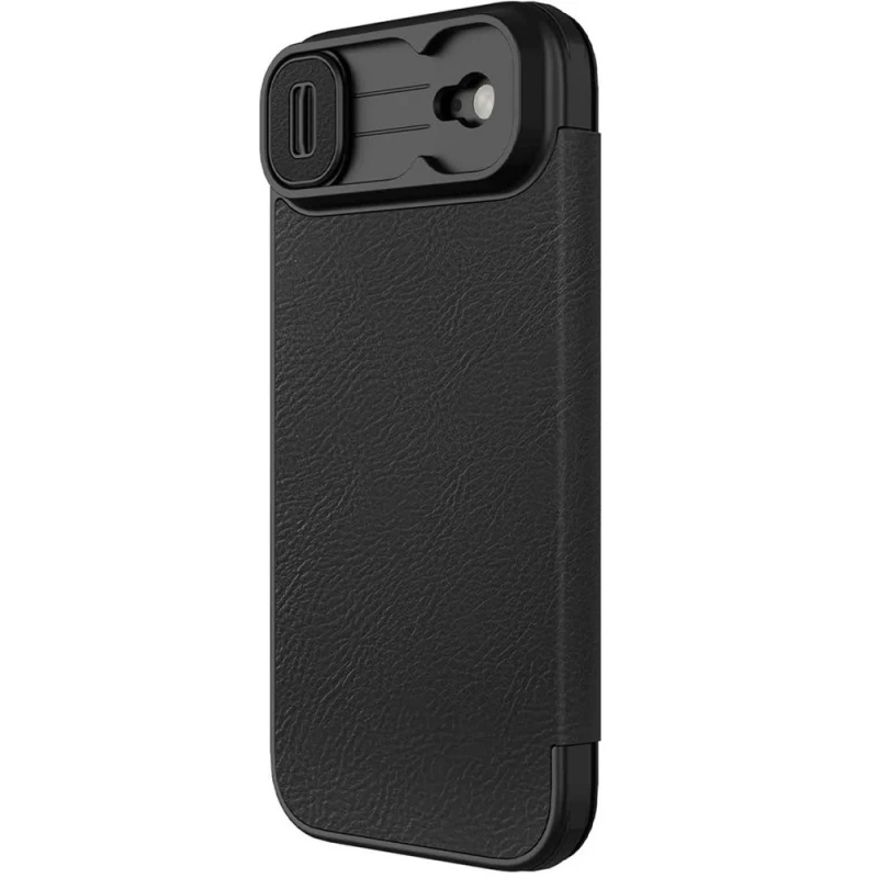 Шкіряний чохол-книжка Nillkin Qin Pro Camshield для Apple iPhone 17 Air (6.5") – Black. Фото 1 з 6
