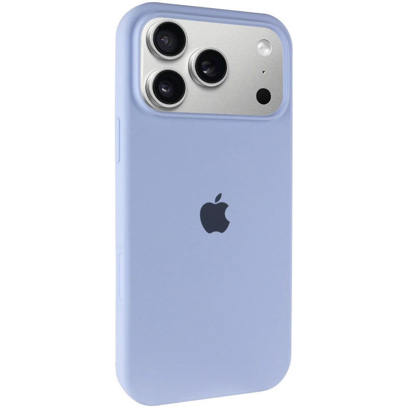 Чохол Silicone Case з закритим низом на Apple iPhone 17 Pro (6.3") – Блакитний / Lilac Blue. Фото 2 з 6