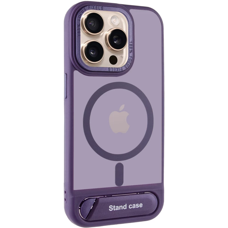 TPU+PC чехол Stand case для Apple iPhone 12 Pro (6.1") – Purple. Фото 2 из 6