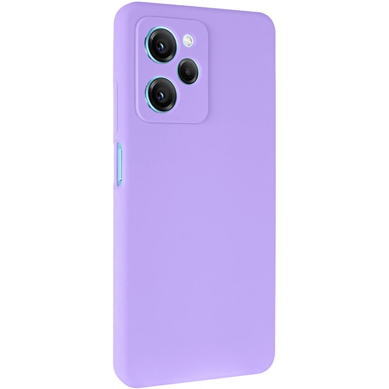 Чохол Silicone Case Lakshmi Plus з закритою камерою на Xiaomi Redmi Note 12 Pro 5G – Бузковий / Dasheen. Фото 2 з 8