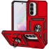 Протиударний чохол Serge Ring з кільцем на Samsung Galaxy A57 5G – Червоний. Фото 1 з 4