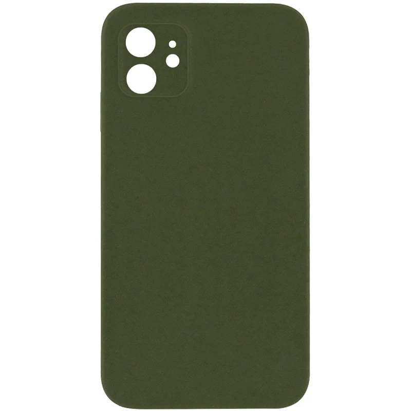 Чехол Silicone Case Square L с защитой камеры для Apple iPhone 11 (6.1") – Зеленый / Cyprus Green. Фото 1 из 1