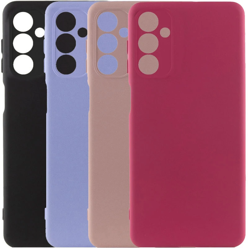 Кольоровий силіконовий чохол GETMAN із закритою камерою для Samsung Galaxy A04s фото 1 з 1