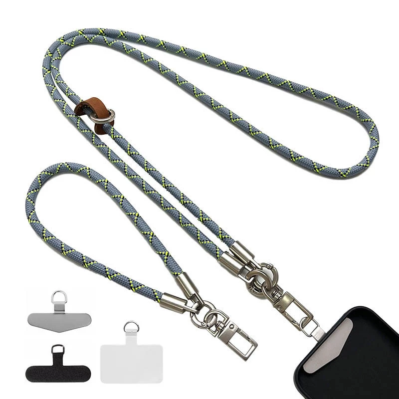 Набір шнурків 120см + 35см – Gray / Yellow / Black. Фото 1 з 3