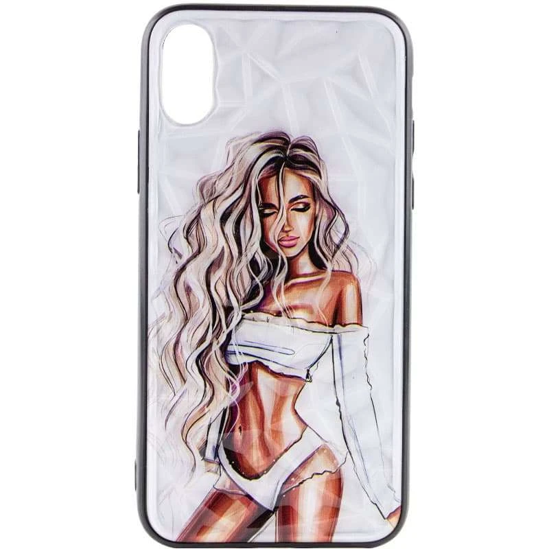 

Стеклянный чехол Prisma Ladies на Apple iPhone XS Max (6.5") (White)