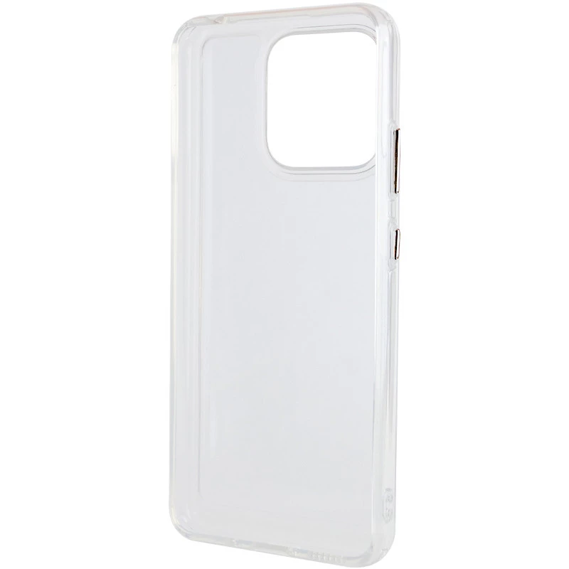 TPU+PC чехол с металлическими кнопками на Xiaomi Redmi 12C / Poco C55 – Прозрачный. Фото 7 из 11