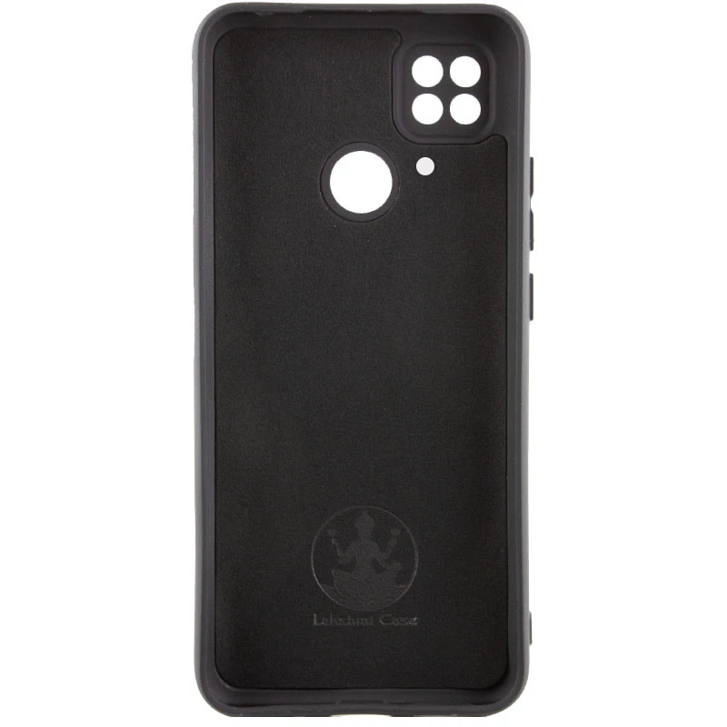 Чохол Silicone Case Lakshmi Plus з закритою камерою на Xiaomi Redmi 10C – Чорний / Black. Фото 2 з 3