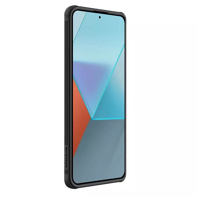 Карбована накладка Nillkin Pro зі шторкою для камери на Xiaomi Redmi Note 13 Pro+ – Black. Фото 4 з 7