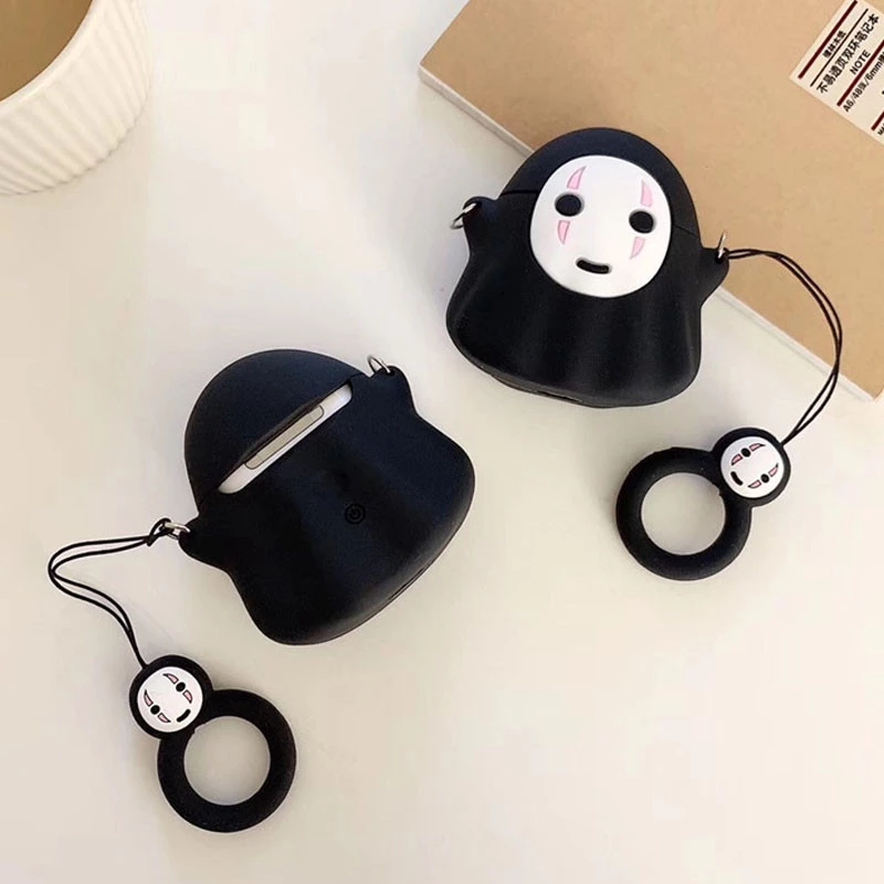 Силіконовий футляр Cartoons&Heroes для навушників AirPods 1/2 + кільце – Каонасі. Фото 2 з 4