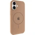 Чохол Silicone Case Full Protective (AA) V2 with MagSafe для Apple iPhone 17 (6.3") – Бежевий / Desert Gold. Фото 3 з 11