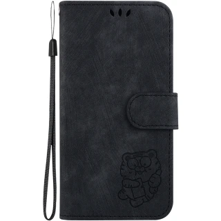 Кожаный чехол-книжка Cute Tiger для Samsung Galaxy A37 5G фото 1 из 4