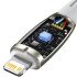 Дата кабель Baseus Glimmer Series Fast Charging Data Cable Type-C to Lightning 20W 1m (CADH00000) – White. Фото 4 из 5