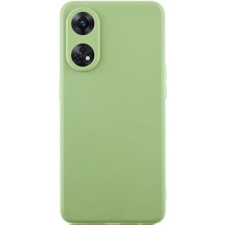 Цветной силиконовый чехол с защитой камеры для Oppo Reno 8T 4G фото 1 из 9