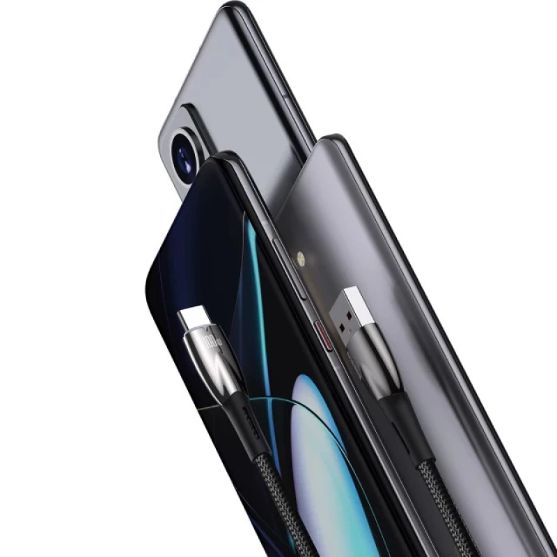 Дата кабель Baseus Glimmer Series Fast Charging Data Cable USB to Type-C 100W 1m (CADH00040) – Black. Фото 4 з 4