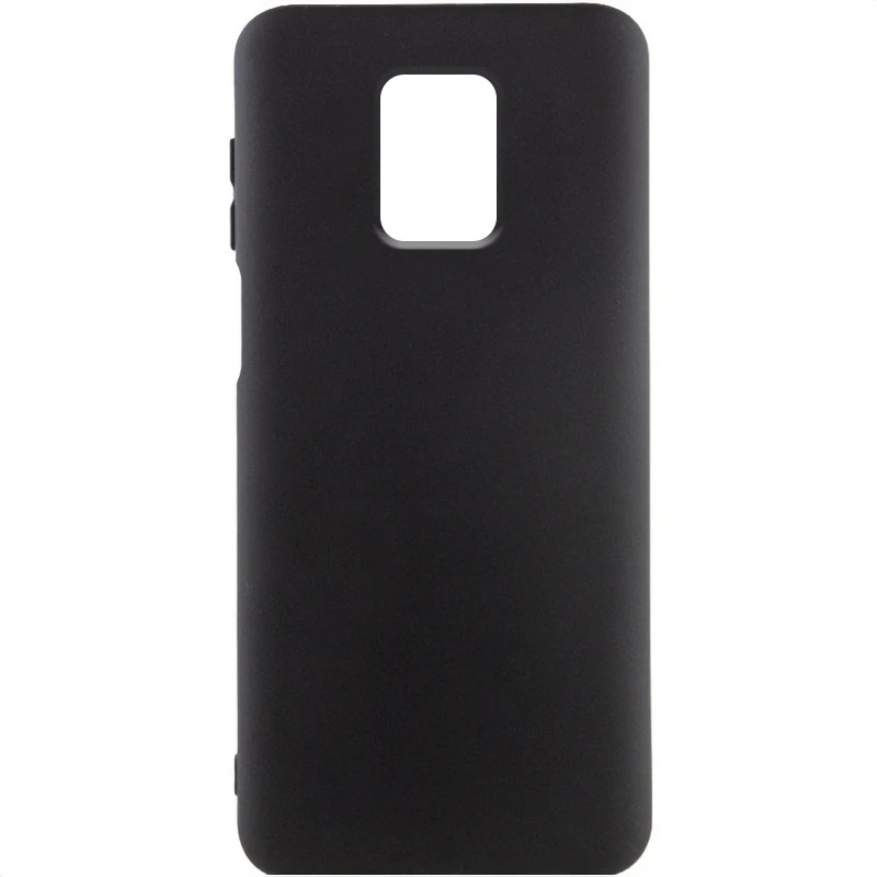 Чехол Silicone Case Lakshmi Elit для Xiaomi Redmi Note 9s / Note 9 Pro / Note 9 Pro Max – Черный / Black. Фото 2 из 7