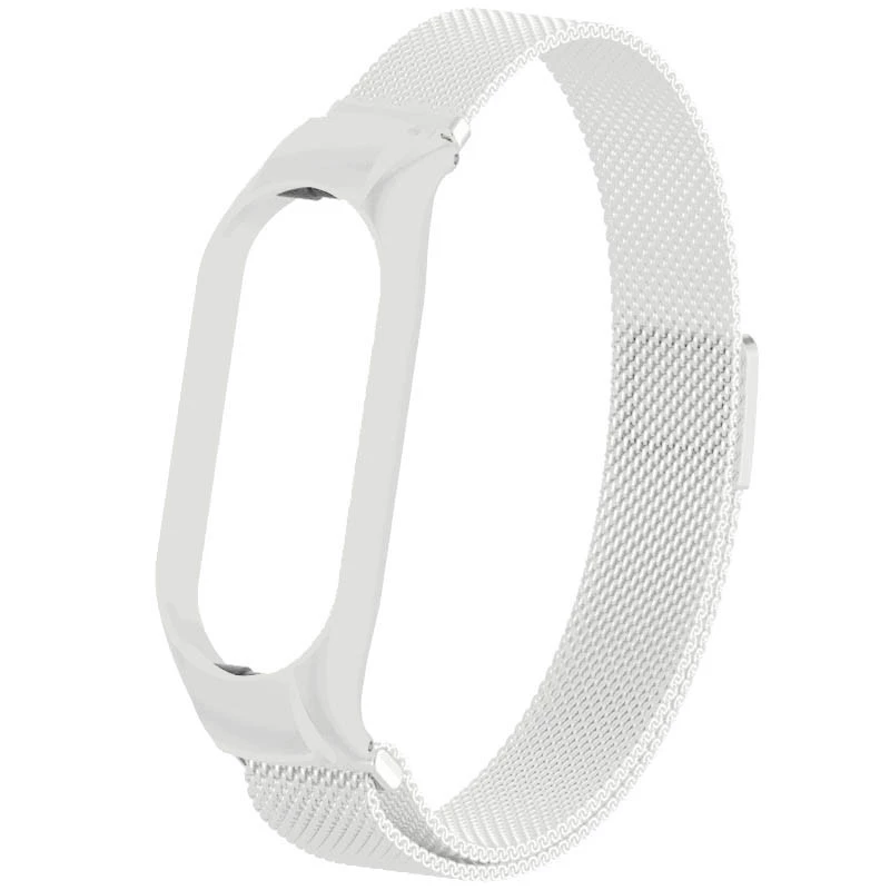 Ремінець Milanese Loop Design для Xiaomi Mi Band 8 – White. Фото 2 з 2