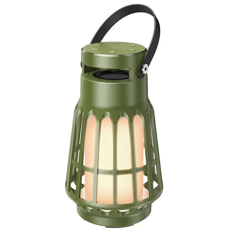 Bluetooth Колонка Hoco BS61 Wild fun outdoor campinh light – Olive Green. Фото 1 из 3