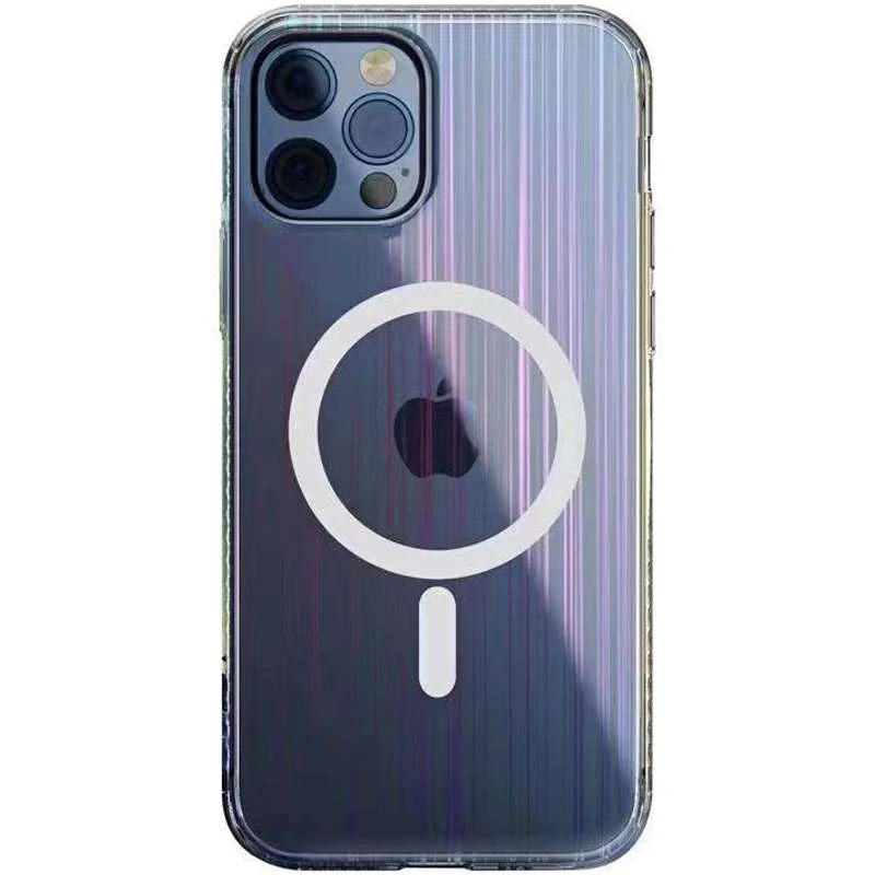 

TPU+Glass чохол Aurora з MagSafe на Apple iPhone 12 Pro Max (6.7")