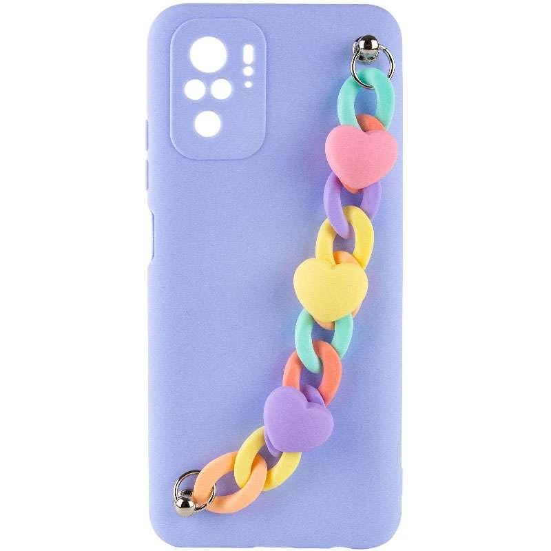 

Чохол Heart з ланцюгом на Xiaomi Redmi Note 10 / Note 10s