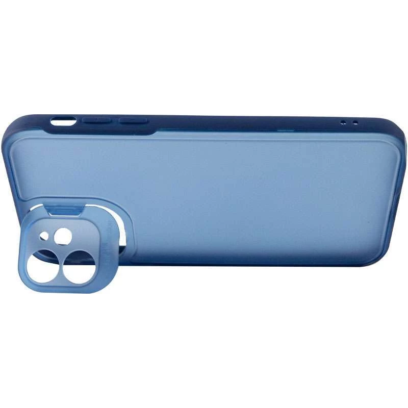 TPU+PC чехол OpenCam для Apple iPhone 12 (6.1") – Синий. Фото 5 из 7