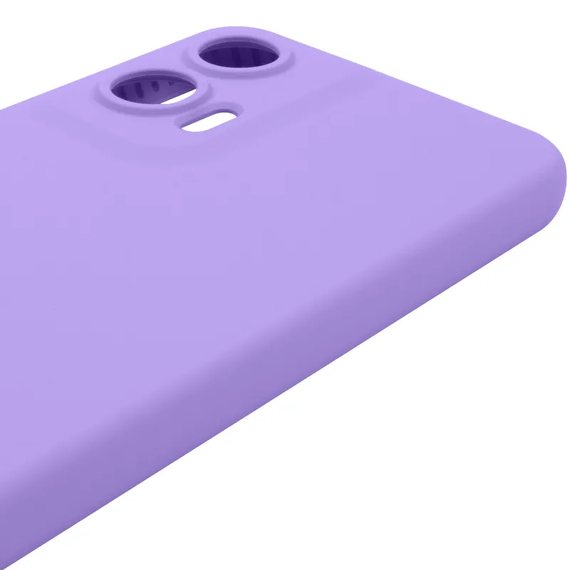 Чехол Silicone Case Lakshmi Premium з закритою камерою на Motorola Moto G35 – Сиреневый / Dasheen. Фото 7 из 8