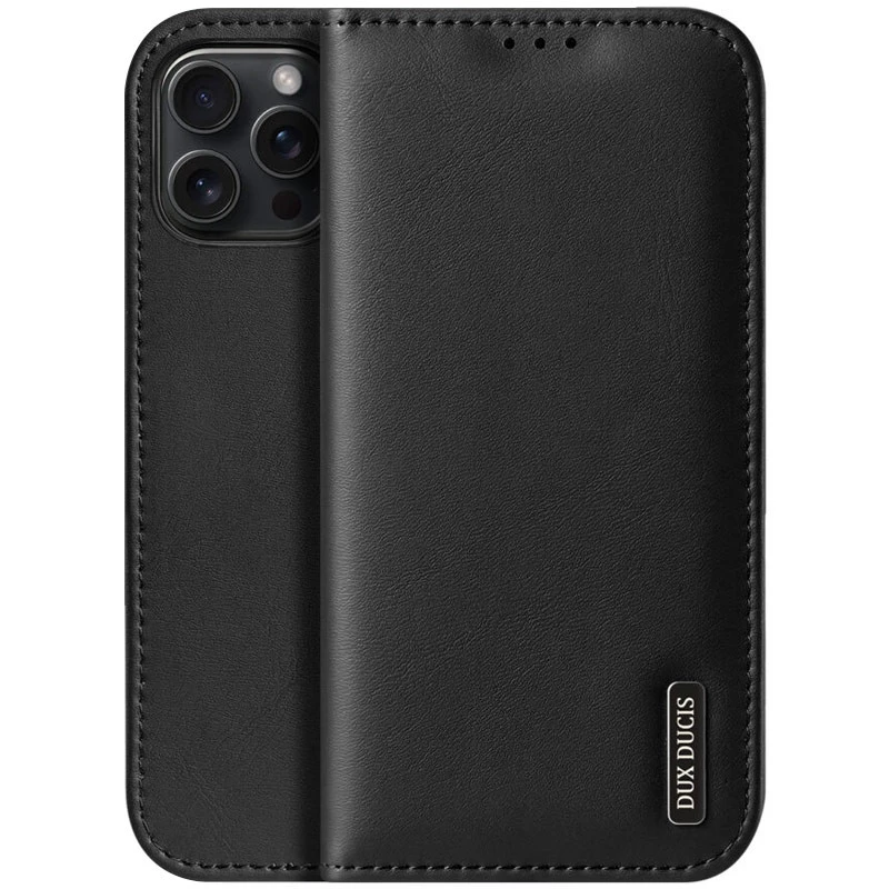 Чохол-книжка Dux Ducis Hivo для Apple iPhone 16 Pro Max – Black. Фото 1 з 14