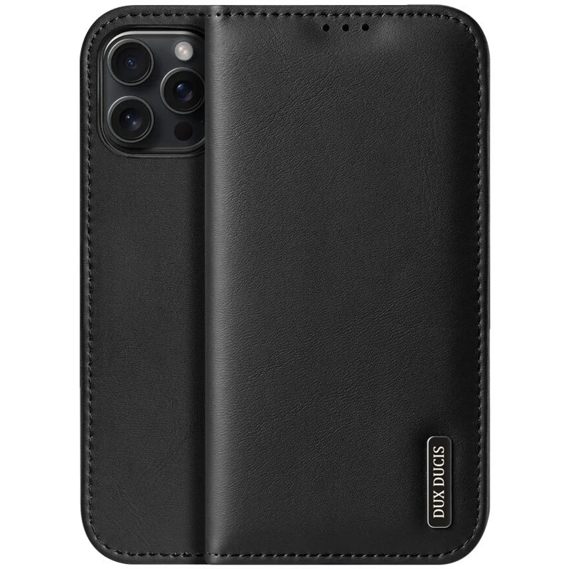 Чохол-книжка Dux Ducis Hivo для Apple iPhone 17 Pro (6.3") – Black. Фото 1 з 7