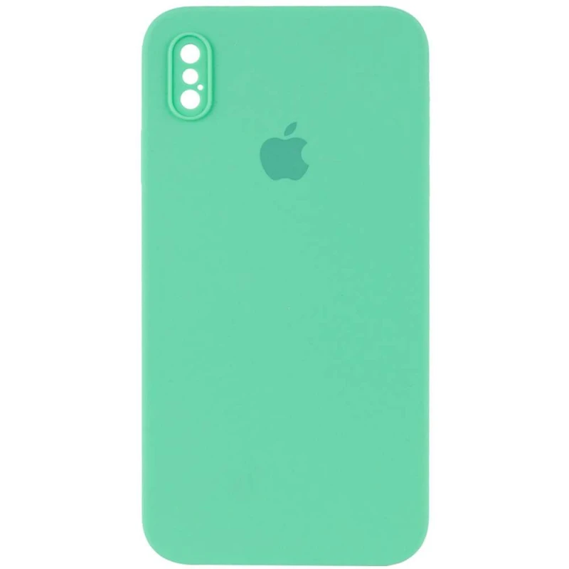 

Чохол Silicone Case Square з захистом камери на Apple iPhone XS (5.8") (Зелений / Spearmint)