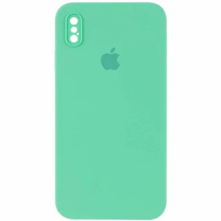 Чохол Silicone Case Square з захистом камери на Apple iPhone XS (5.8") фото 1 з 3