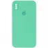 Чохол Silicone Case Square з захистом камери на Apple iPhone XS (5.8") – Зелений / Spearmint. Фото 1 з 3