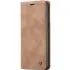 Шкіряний чохол-книжка CaseMe Velvet Nubuck для Xiaomi Redmi Note 8 Pro – Brown. Фото 1 з 5
