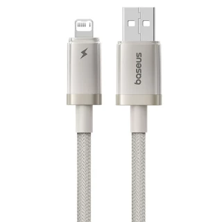 Дата кабель Baseus Titanium Alloy Fast Charging USB to Lightning 2.4A (1m) (P10378102) фото 1 з 6
