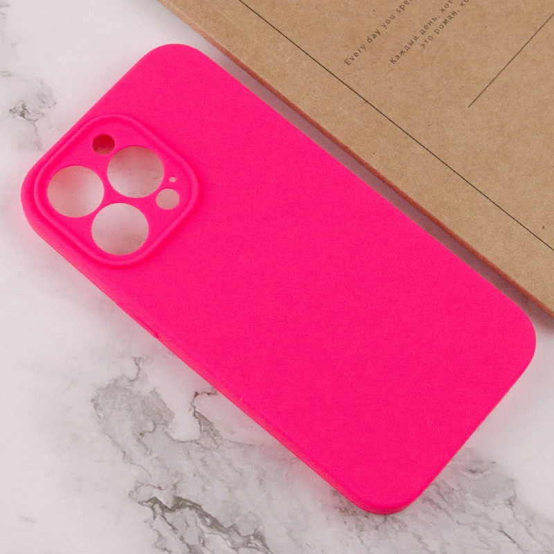 Чохол з захистом камери Silicone Case для Apple iPhone 17 Pro Max (6.9") – Рожевий / Barbie pink. Фото 3 з 3