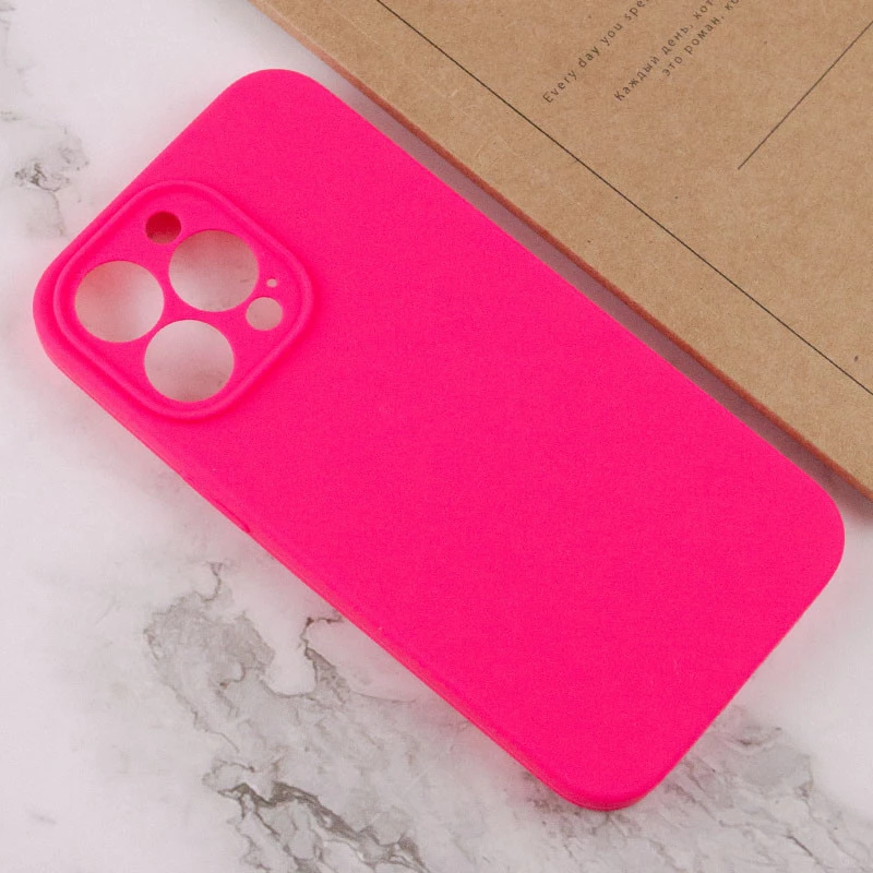 Чохол з закритим низом Silicone Case на Apple iPhone 16 Pro Max – Рожевий / Barbie pink. Фото 9 з 12