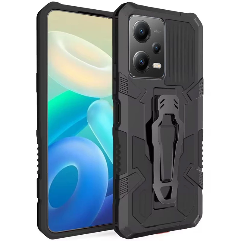 

Протиударний чохол Defender Clip на Xiaomi Redmi Note 12 5G (Black)