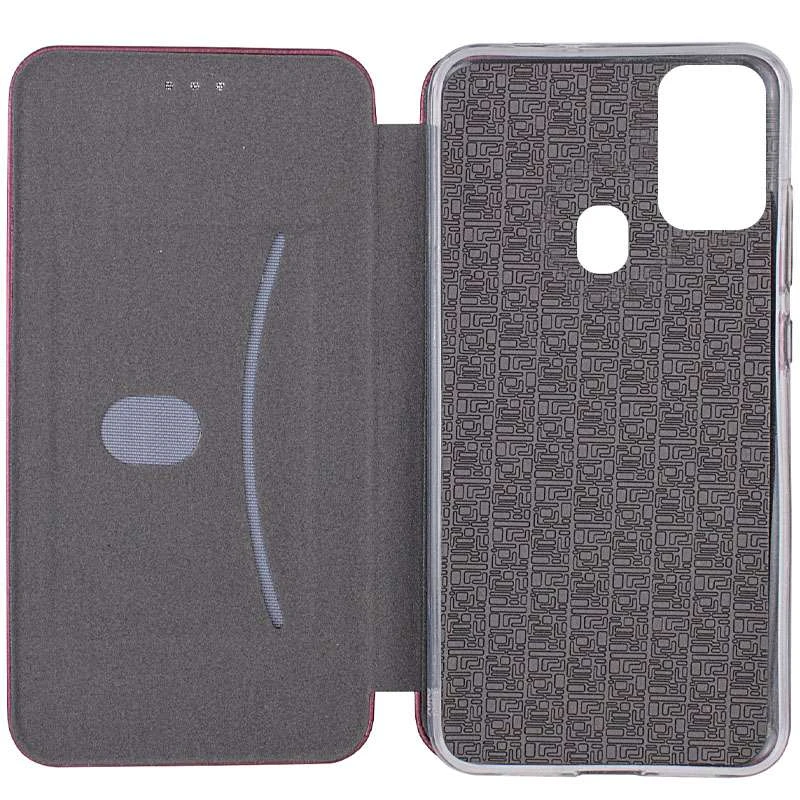 Чохол-книжка класичний на Samsung Galaxy A21s – Бордовий. Фото 2 з 3