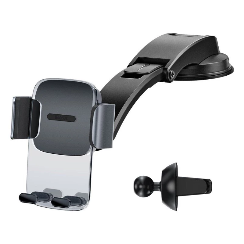 

Автотримач Baseus Easy Control Clamp Car Mount Holder (A Set) (SUYK000001) (Black)