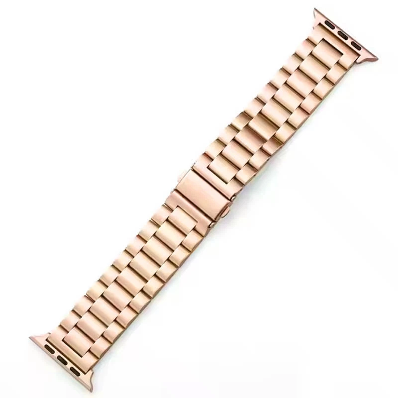 Ремешок Steel Elegance для Apple Watch 42(ser.1-3)/44/45/46/49mm – Rose Gold. Фото 9 из 11