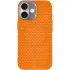 Чехол TPU+PC KVZV Triangular Pattern with Magnetic Fit для Apple iPhone 17 (6.3") – Orange. Фото 5 из 9