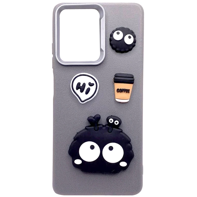 Чохол Labubu Toys для Apple iPhone 17 Pro (6.3") – Monster / Grey. Фото 1 з 1