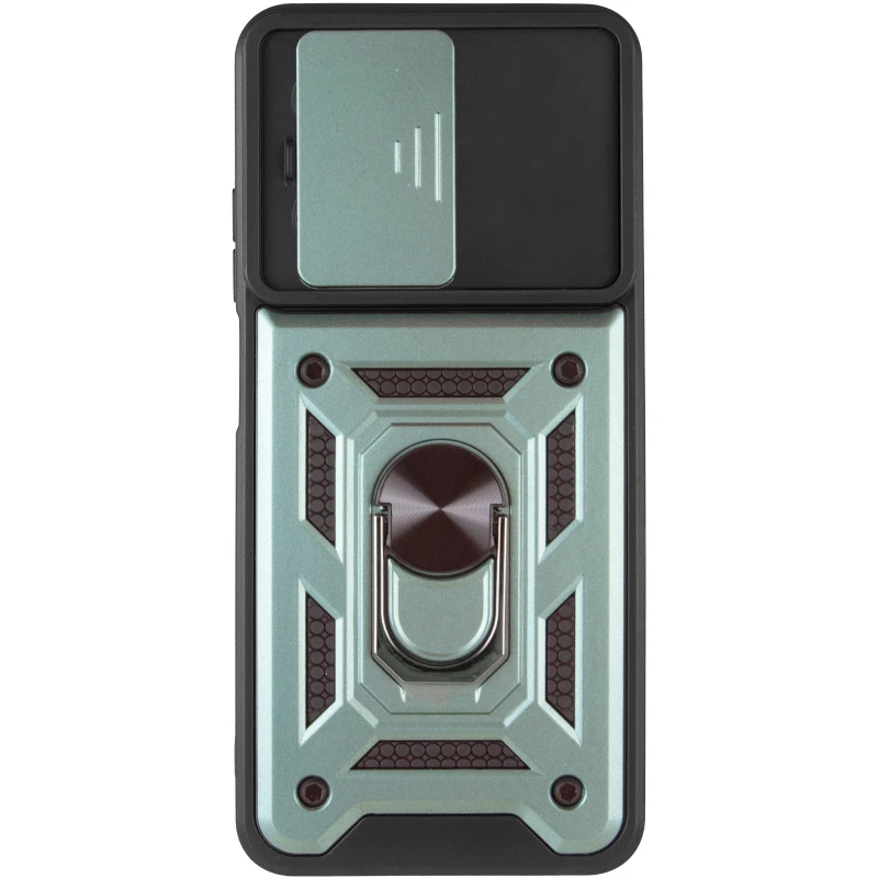 Удароміцний чохол Ummi Camshield Serge Ring (in box) для Xiaomi Redmi A5 (Europe version) – Зелений / Green. Фото 3 з 8