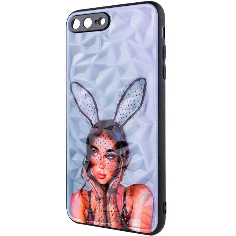 Стеклянный чехол Prisma Ladies на Apple iPhone 7 plus / 8 plus – Rabbit. Фото 4 из 7