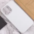Чехол с закрытым низом Silicone Case для Apple iPhone 16 Pro – Белый / White. Фото 10 из 13