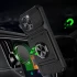 Ударопрочный чехол с магнитом и отсеком для карточек для Apple iPhone 16 – Black. Фото 9 из 12