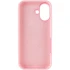 Чехол Silicone Case с закрытым низом для Apple iPhone 16 Plus – Розовый / Light pink. Фото 12 из 14