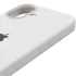 Чехол Silicone Case с закрытым низом для Apple iPhone 16 Pro – Белый / White. Фото 11 из 13