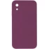 Чохол Silicone Case Square L з захистом камери на Apple iPhone XR (6.1") – Бордовий / Maroon. Фото 1 з 3