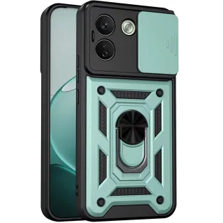 Ударопрочный чехол Ummi Camshield Serge Ring (in box) для Xiaomi Redmi Note 17 Pro — Зеленый / Green