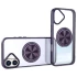 TPU+PC чохол з магнітом та кільцем для Apple iPhone 16 – Темно-фіолетовий. Фото 2 з 2